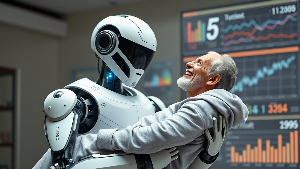 로봇 재활 치료, 왜 필요할까? (realistic 스타일)