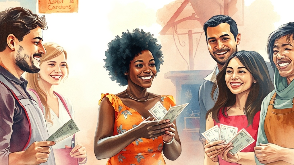 정책 의도 및 경제적 효과 (watercolor 스타일)