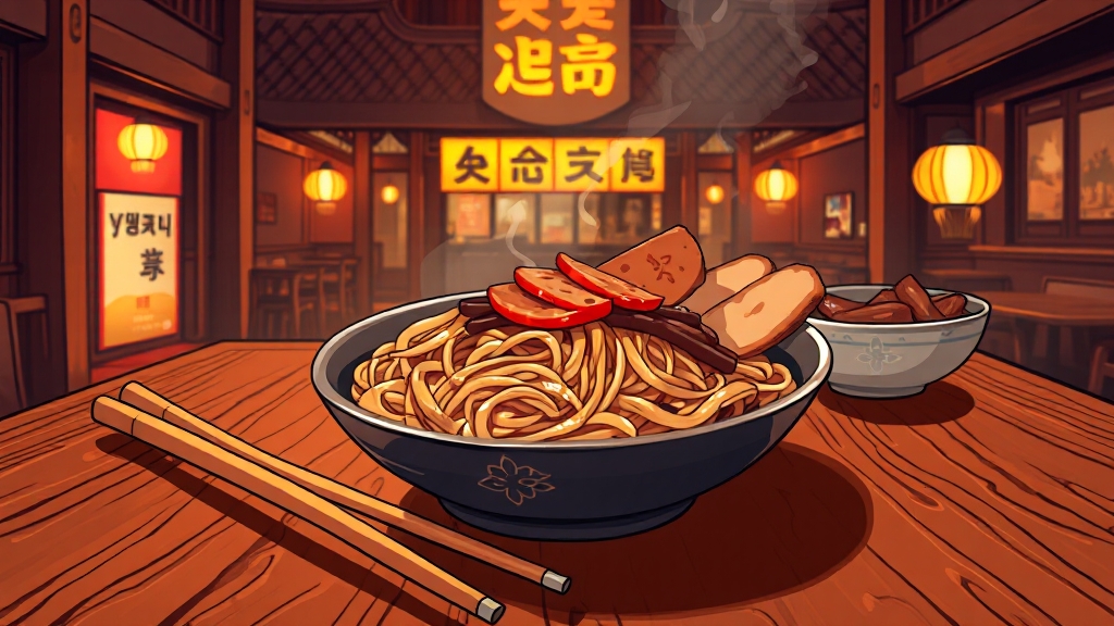 방문객들이 말하는 도량의 맛 (illustration 스타일)