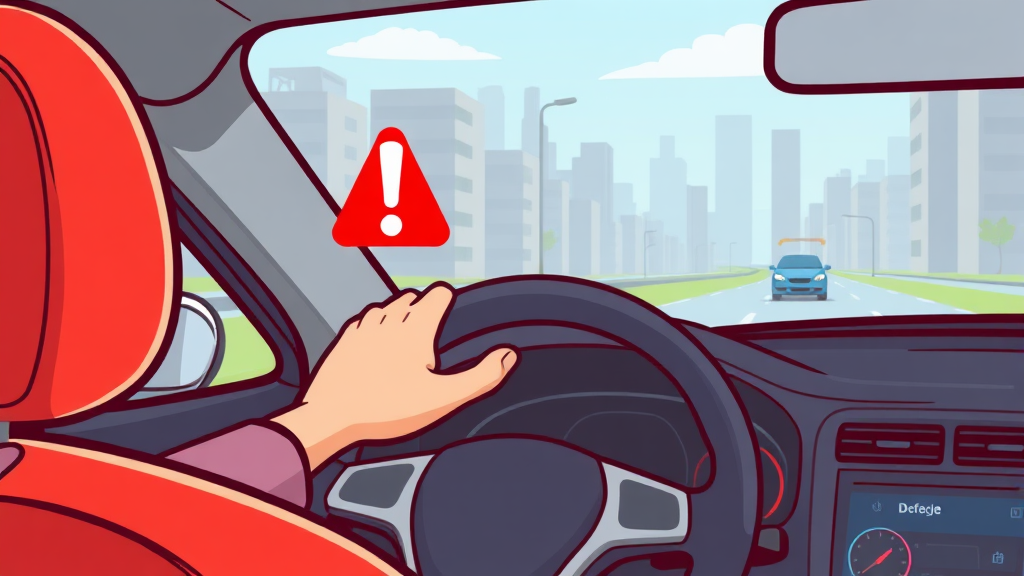 FSD 안전성 논란과 데이터 분석 (cartoon 스타일)