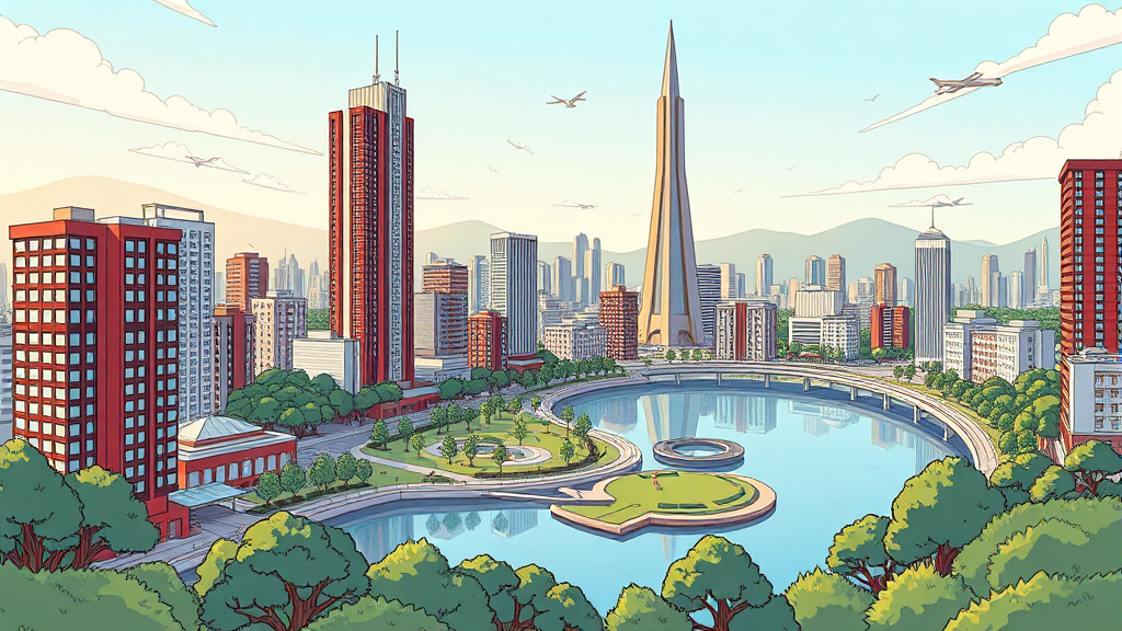 청라 vs 송도, 어디가 좋을까? (cartoon 스타일)