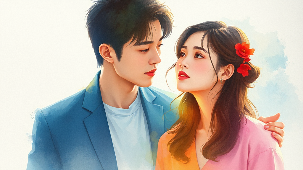 시청자 반응 및 댓글 분석 (watercolor 스타일)