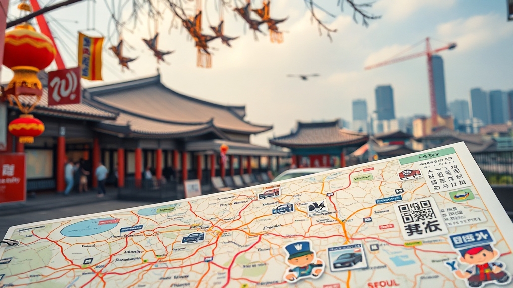 서울 지도 활용법 (realistic 스타일)