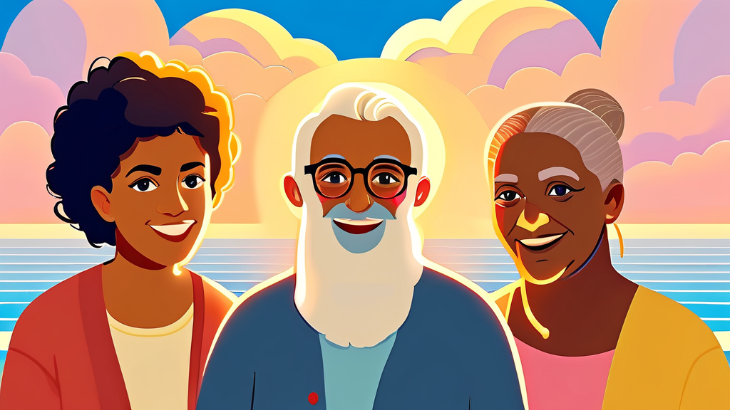 통합돌봄 서비스, 앞으로 어떻게 발전할까요? (illustration 스타일)