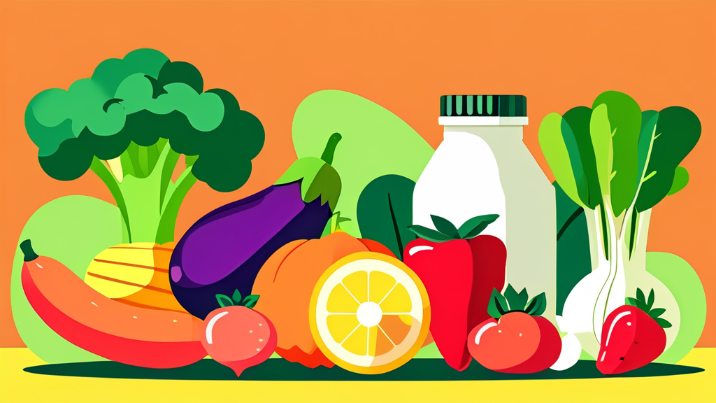 몸속 노폐물 배출, 해독키트의 원리 이해하기 (cartoon 스타일)