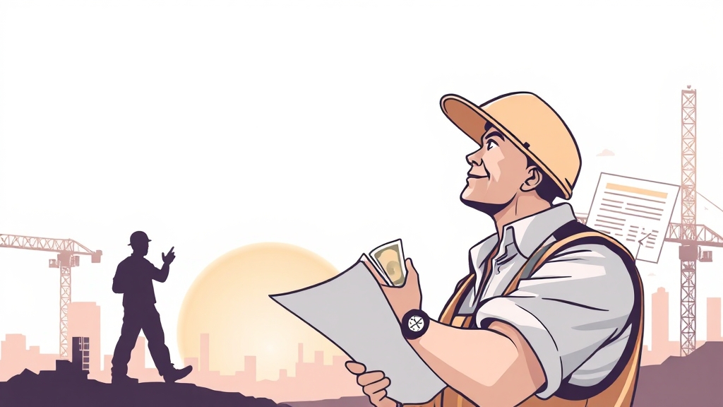 퇴직공제금, 언제 받을 수 있나요? (illustration 스타일)