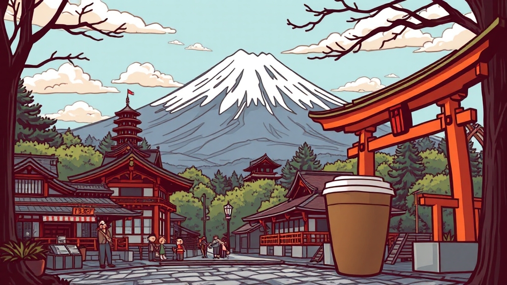 후지노미야 여행, 왜 좋을까? (cartoon 스타일)