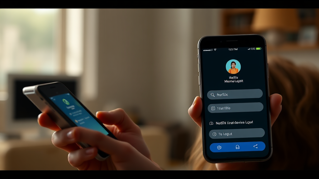 넷플릭스 호텔 원격 로그아웃 완전 정복!(2026 최신) 4 스마트폰으로 원격 로그아웃! (realistic 스타일)
