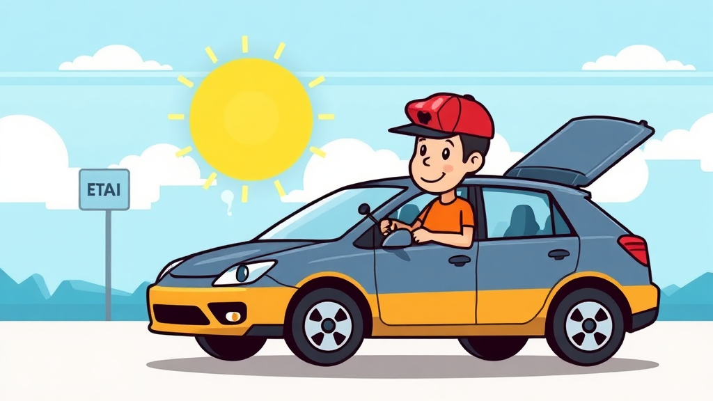 긴급출동 서비스, 언제 어떻게 이용하나요? (cartoon 스타일)