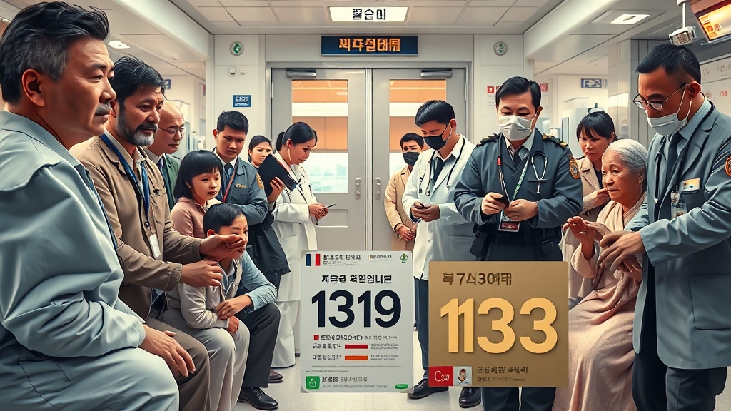 한국 의료 시스템 이용 꿀팁 (realistic 스타일)