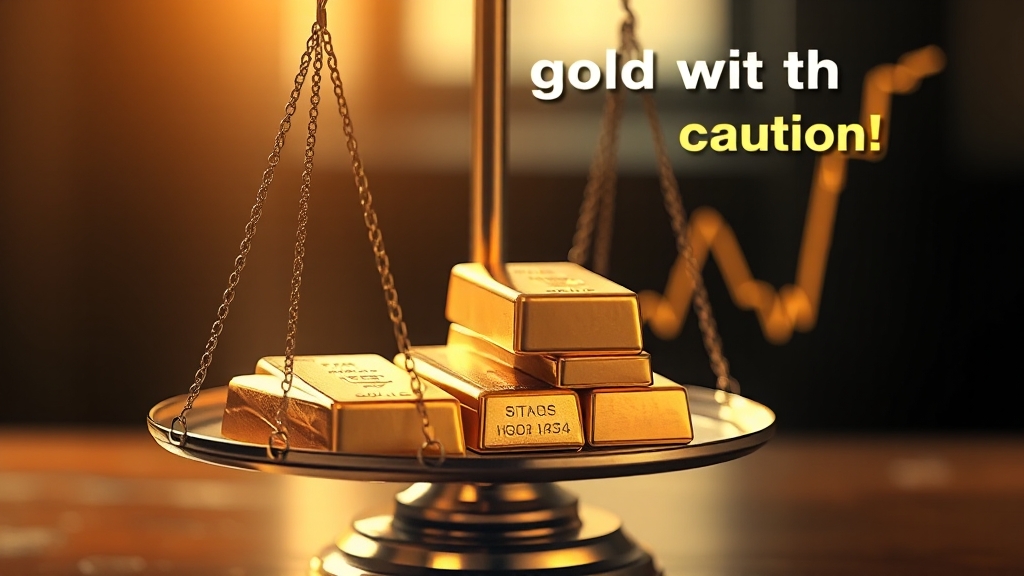 금 사고팔 때, 주의할 점은? (realistic 스타일)