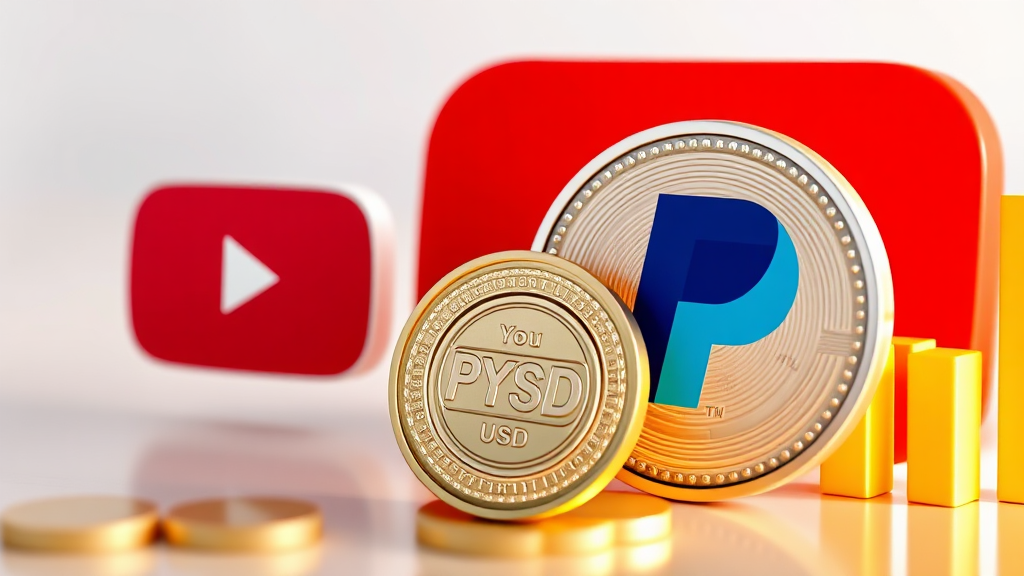 유튜브-페이팔, 찰떡궁합! (realistic 스타일)