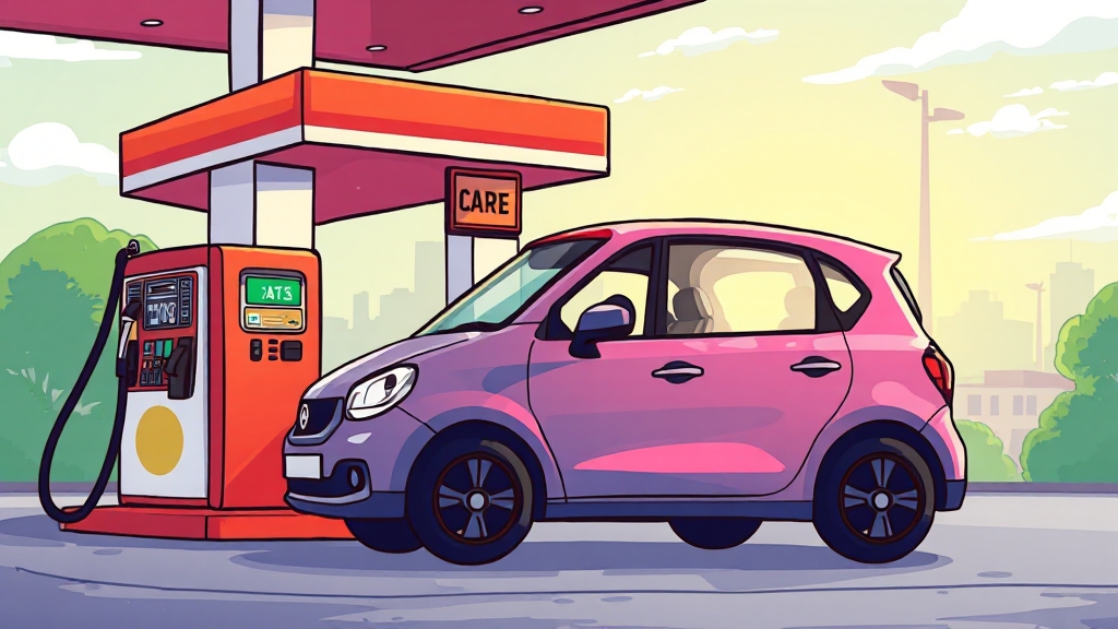 경차 유류비 지원이란? (cartoon 스타일)