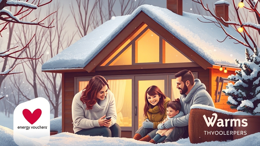 난방비 지원금 신청 방법 (realistic 스타일)