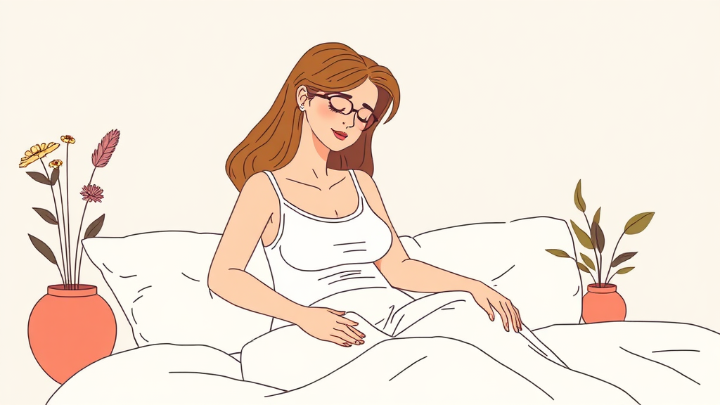 호르몬 불균형, 40대 피로의 숨겨진 원인 (illustration 스타일)