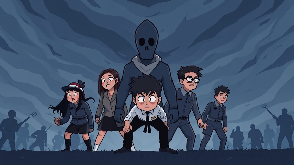 주요 등장인물 생존 여부와 재등장 예측 (cartoon 스타일)