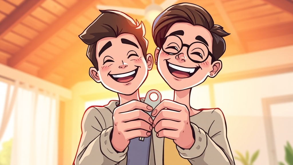 행복주택, 꿈을 현실로! (cartoon 스타일)