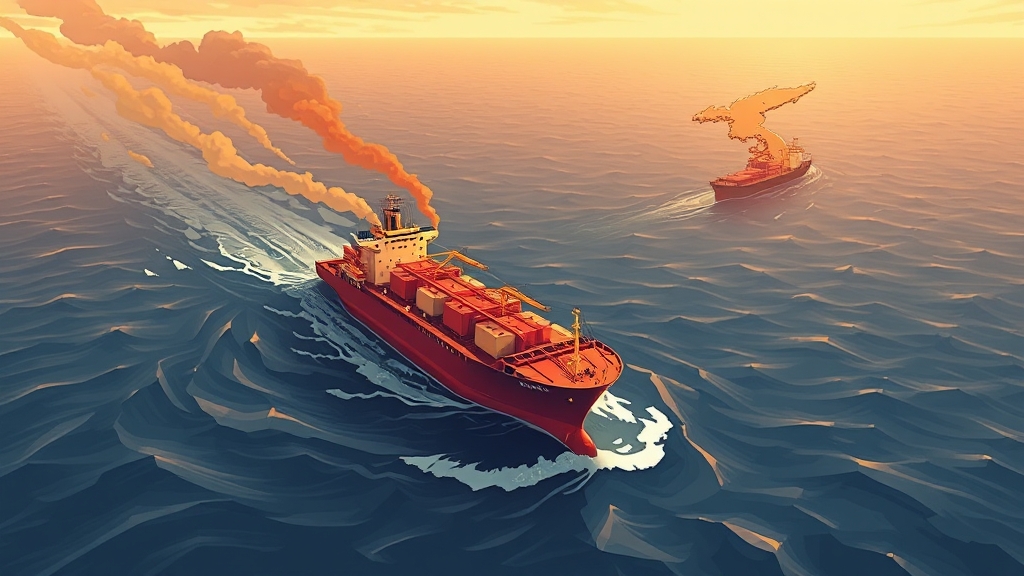 한국 원유 수입 구조 취약성 (cartoon 스타일)