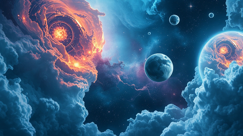 JWST, 놀라운 최신 관측 결과 (illustration 스타일)