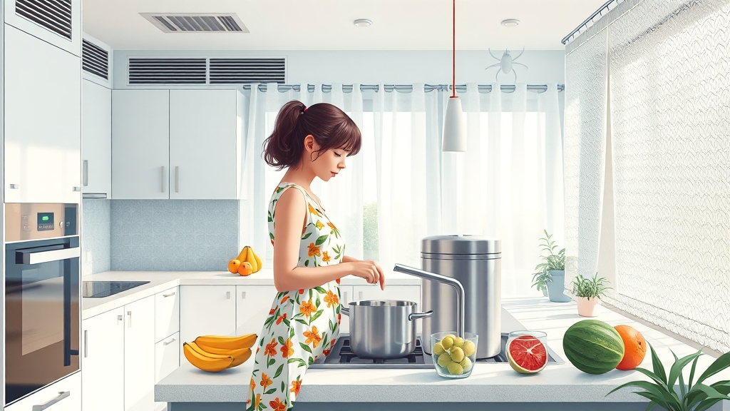 초파리 완벽 예방법 (illustration 스타일)