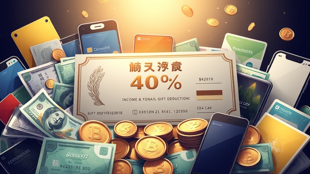 40% 소득공제, 얼마나 받을까? (illustration 스타일)
