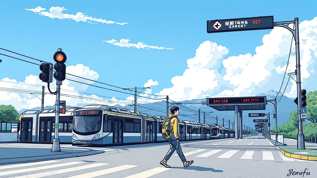 기차 vs 버스, 최적의 선택은? (illustration 스타일)