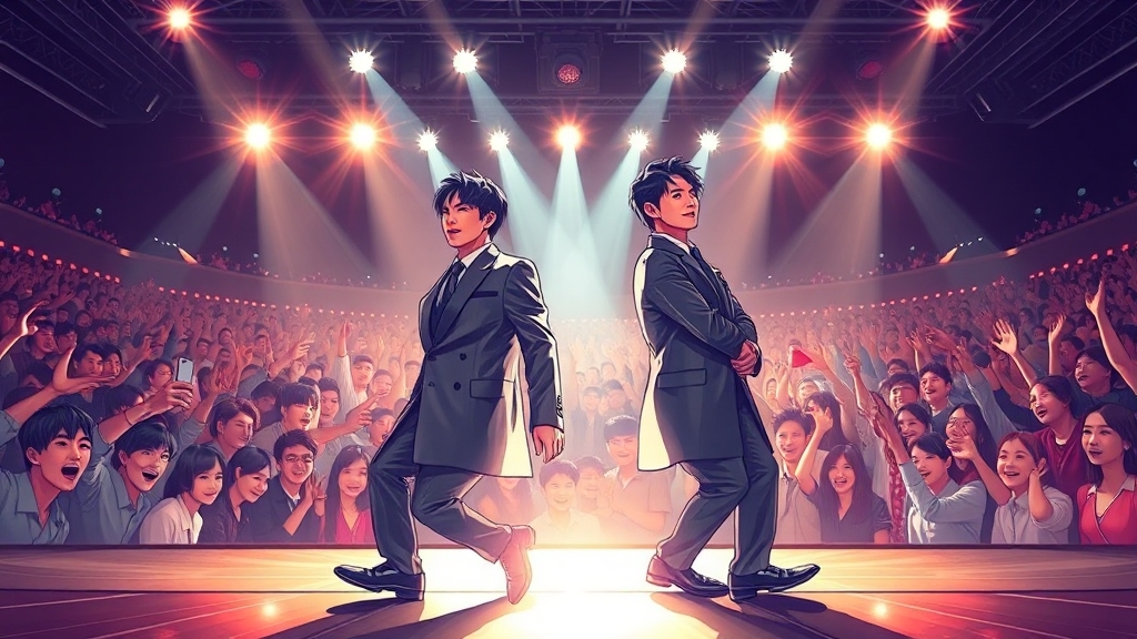 콘서트, 기대감 고조 (illustration 스타일)