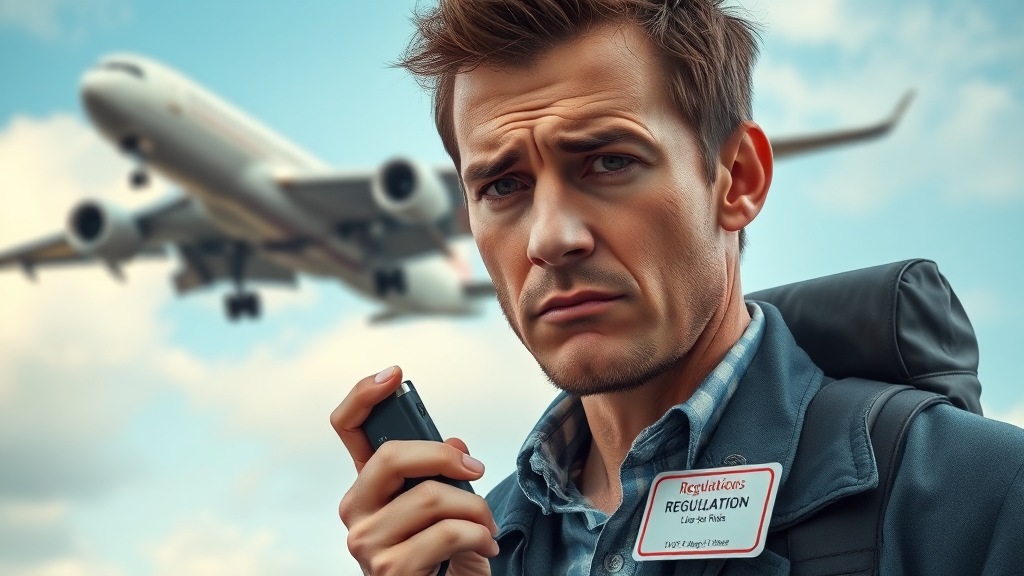 항공사별 규정 차이 비교 (realistic 스타일)