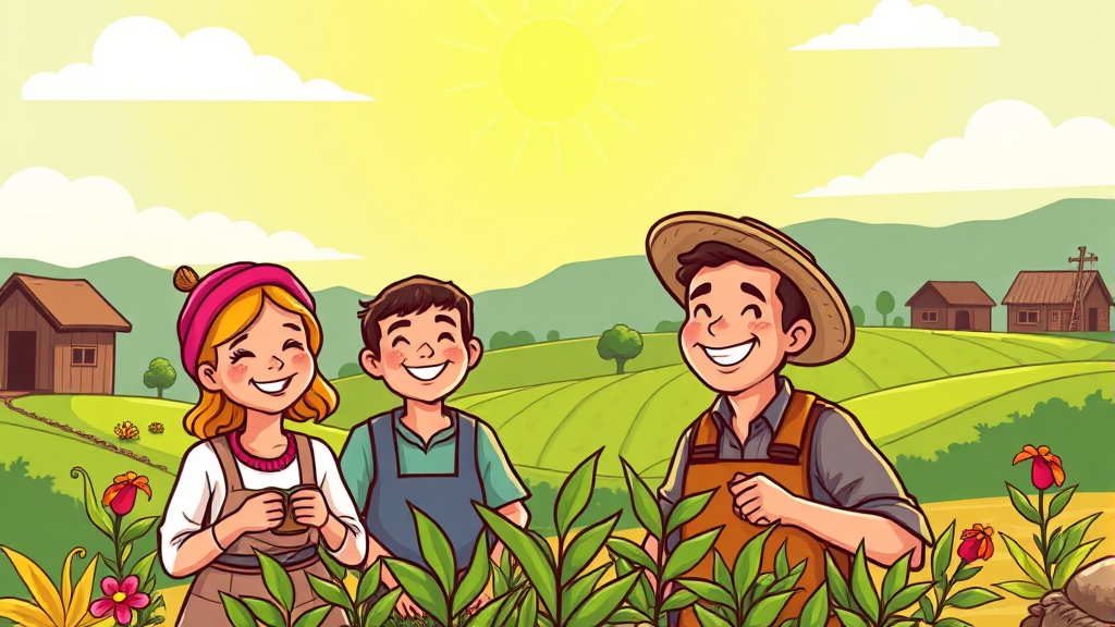 시범사업 지역 현황 (cartoon 스타일)