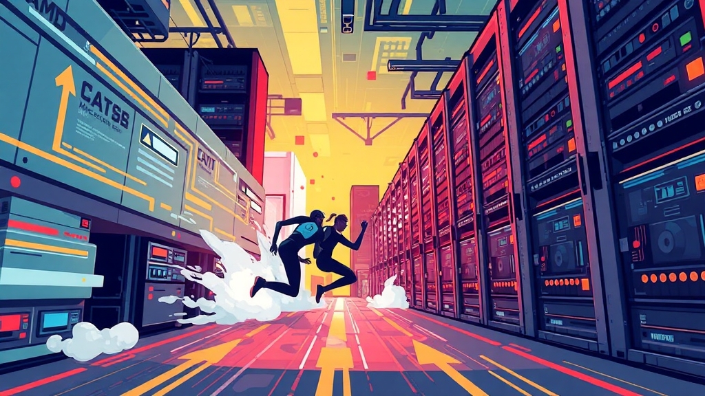 AMD 실적 분석 및 향후 전망은? (cartoon 스타일)