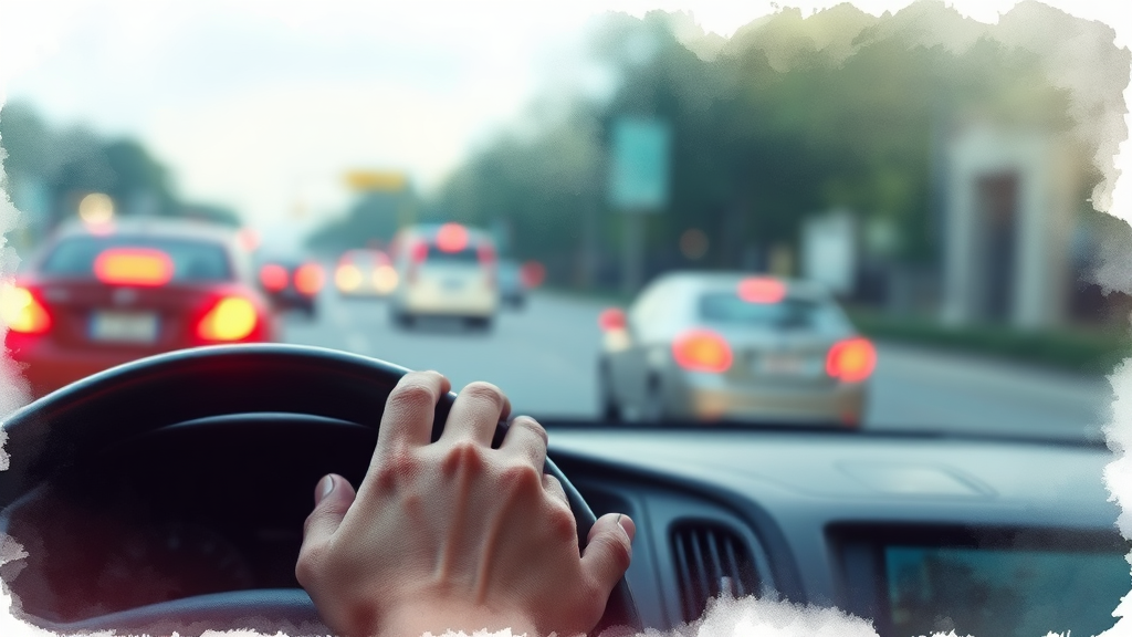 자동차보험 vs 운전자보험 (watercolor 스타일)