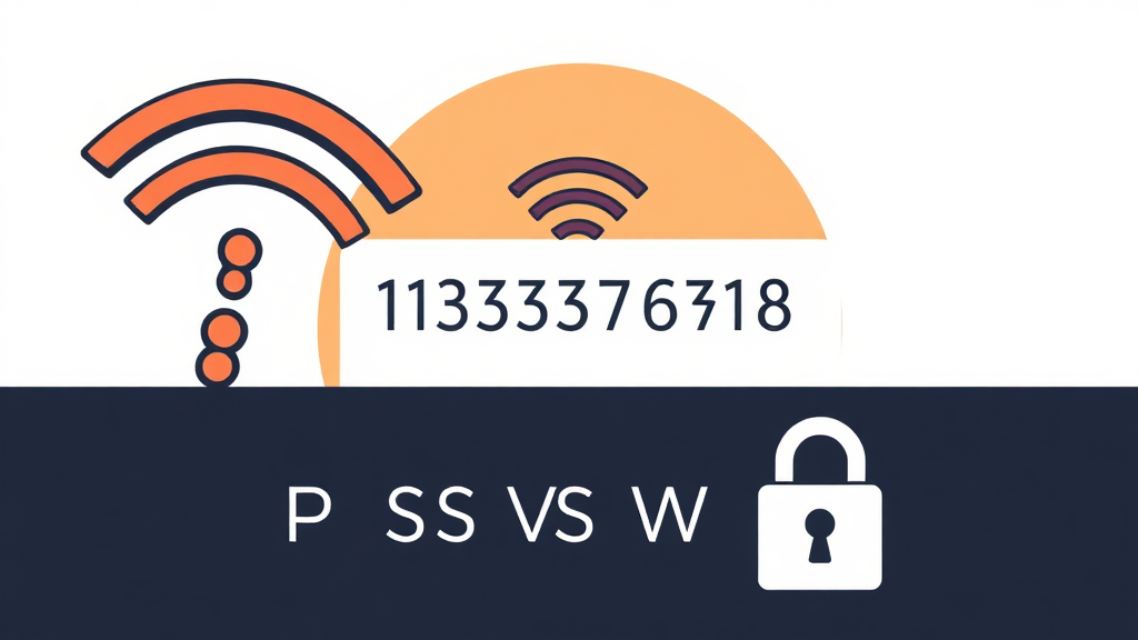 비밀번호 설정 시 주의사항 (illustration 스타일)