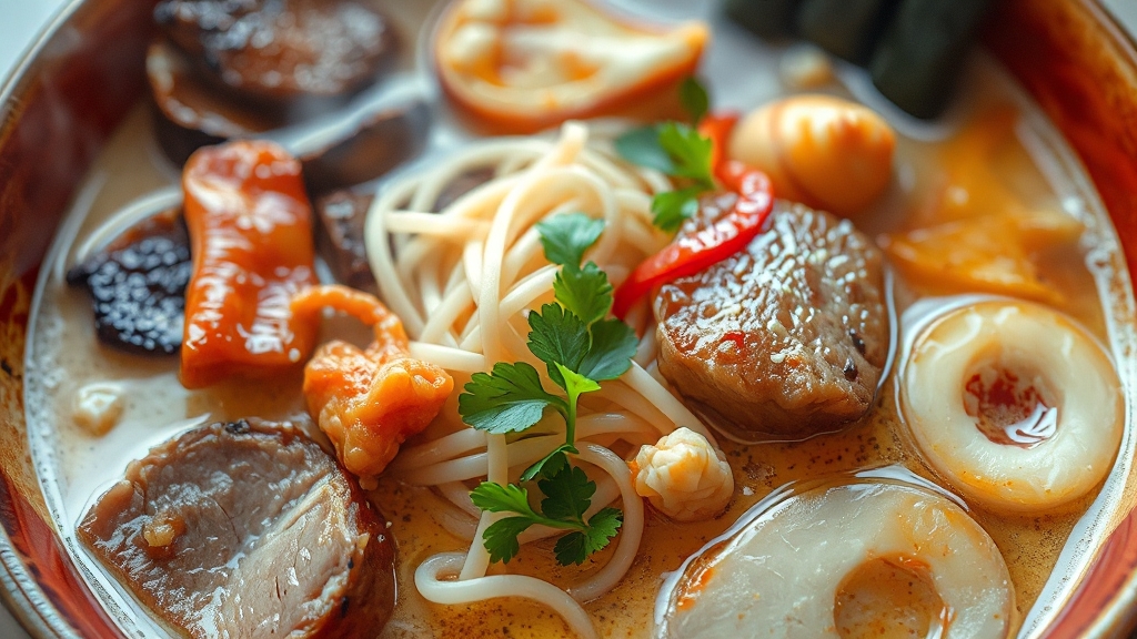 라면 종류별 비교 분석 (watercolor 스타일)