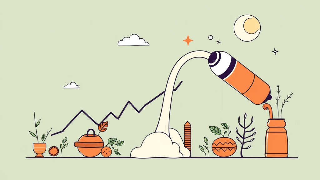 주가 하락, 무엇 때문일까? (illustration 스타일)