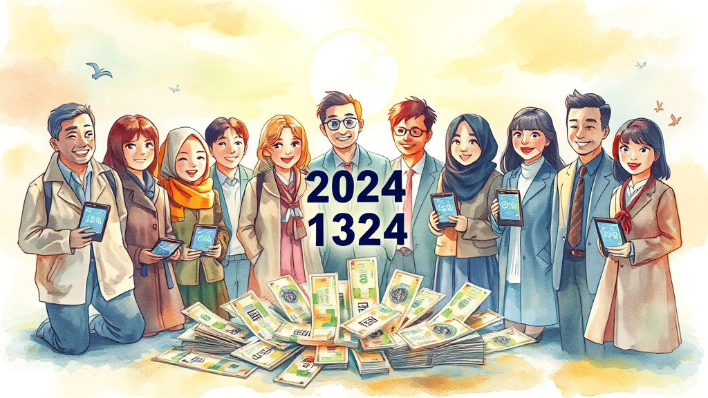 얼마나 환급받을 수 있을까? (watercolor 스타일)