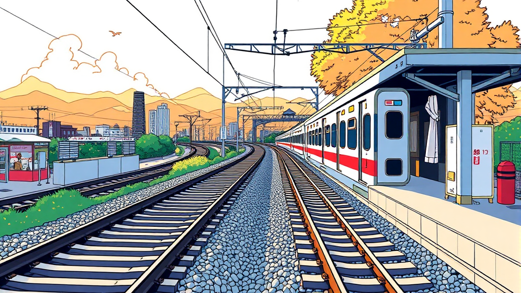 큐슈 레일패스: 필수템 (illustration 스타일)