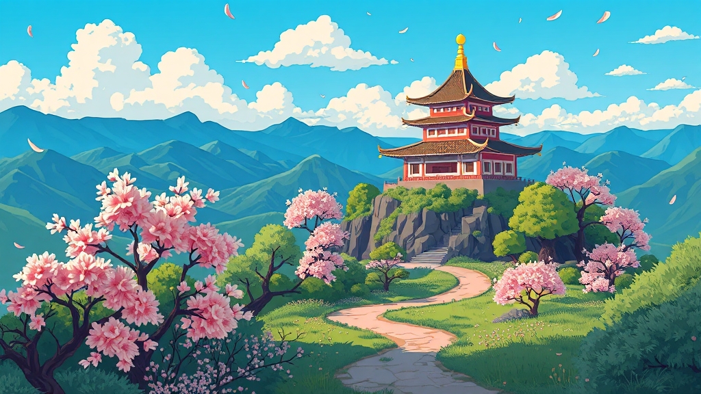 청와대, 어떤 곳일까요? (cartoon 스타일)