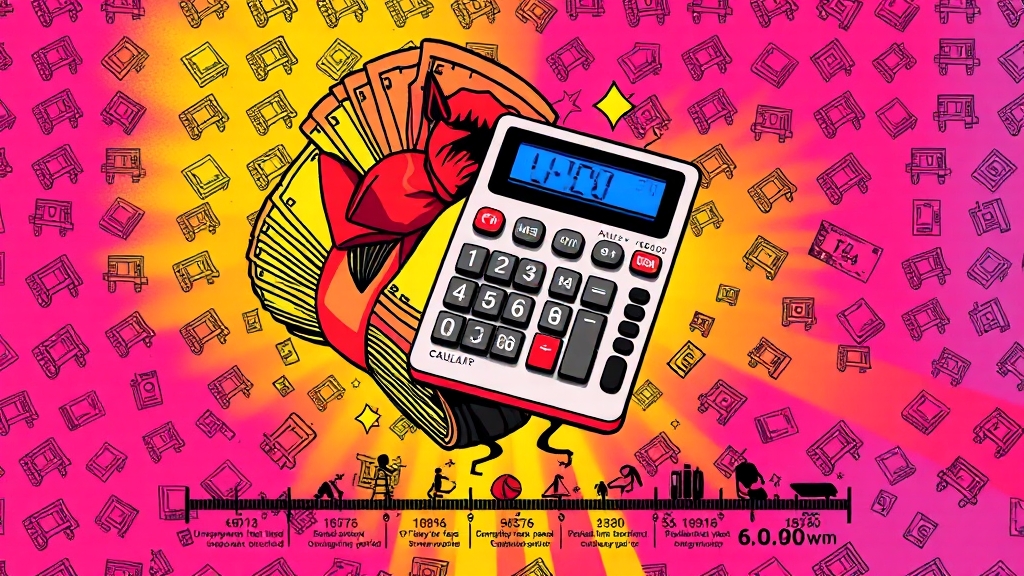 실업급여, 얼마나 받을까요? (popart 스타일)