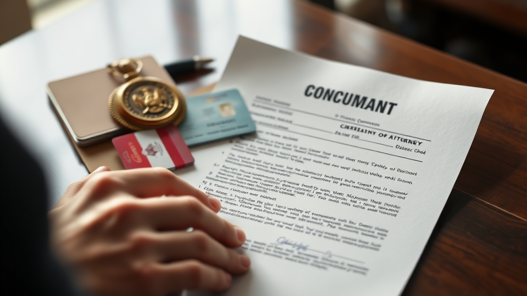 발급 필요 서류 및 준비물 (realistic 스타일)