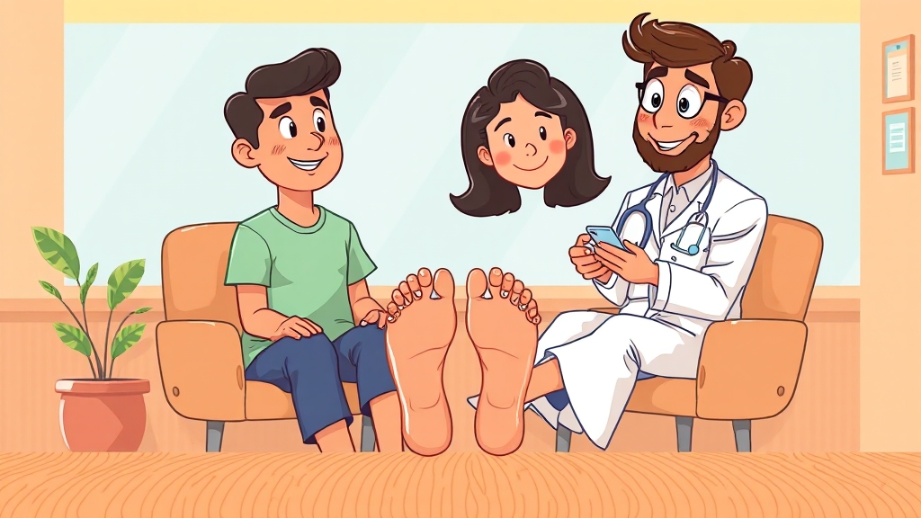 재발 방지 및 생활 습관 개선 (cartoon 스타일)