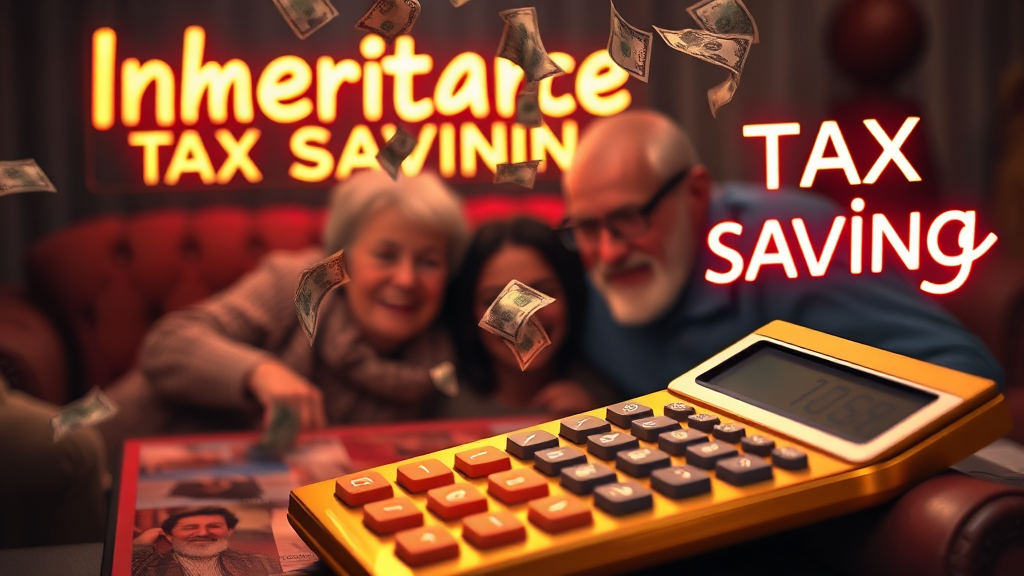 상속세, 핵심 계산 방법은? (realistic 스타일)