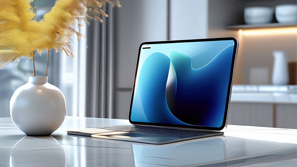 아이패드 렌탈 서비스, 경제성과 유연성을 잡다 (realistic 스타일)