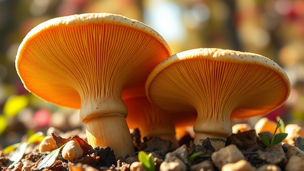 참송이버섯 효능 (realistic 스타일)