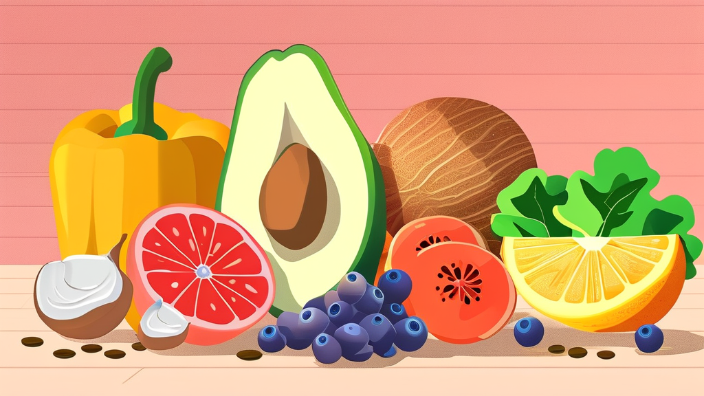 하시모토 갑상선염과 함께하는 건강한 생활 습관 (illustration 스타일)