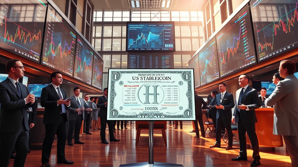 스테이블 코인 관련 법안 및 규제 동향 (realistic 스타일)