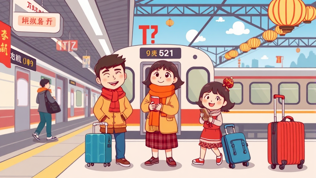 설날 기차표 예매 핵심 정보 (cartoon 스타일)