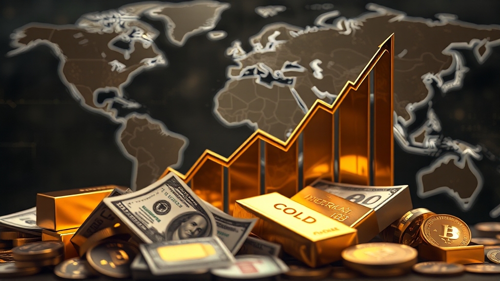 금값 상승 요인 분석 (realistic 스타일)