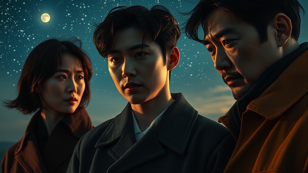 ‘북극성’ 인물 분석 (realistic 스타일)