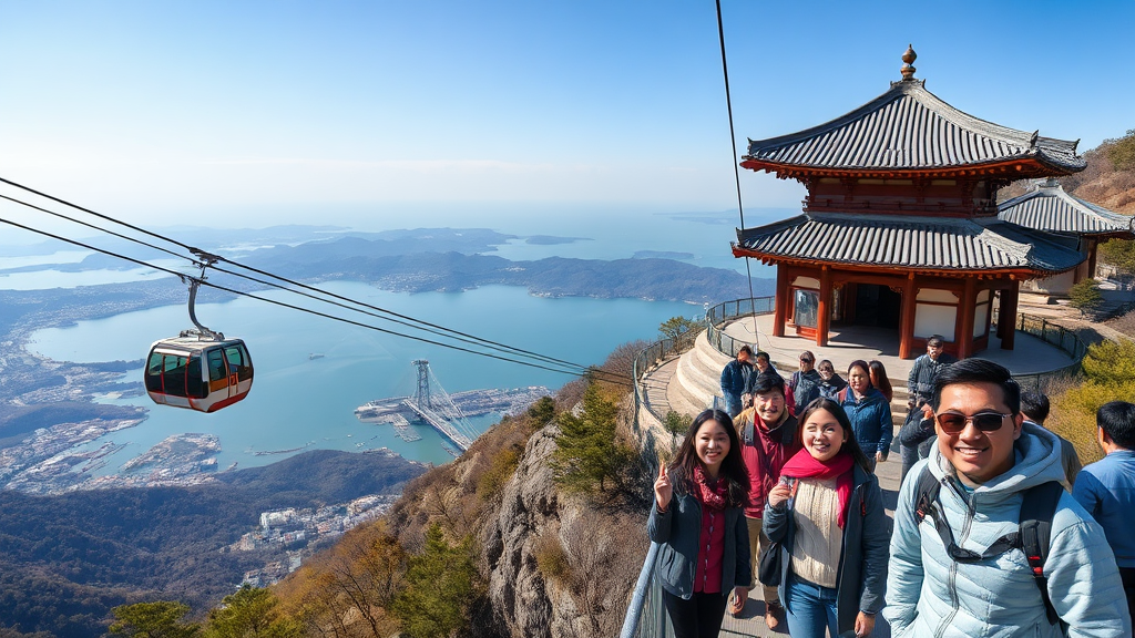 주변 관광지 연계 (realistic 스타일)