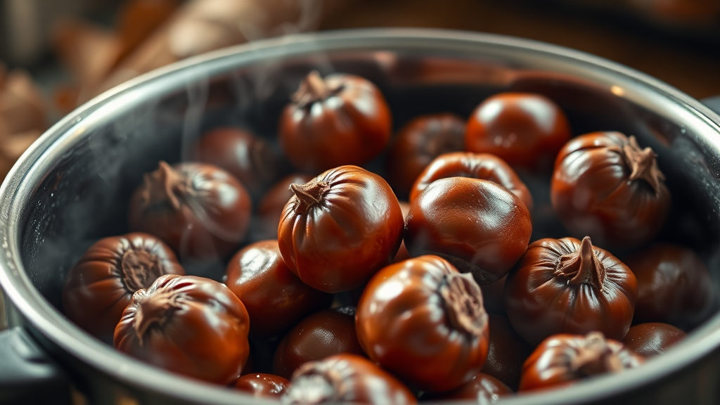 냄비 밤 삶는법